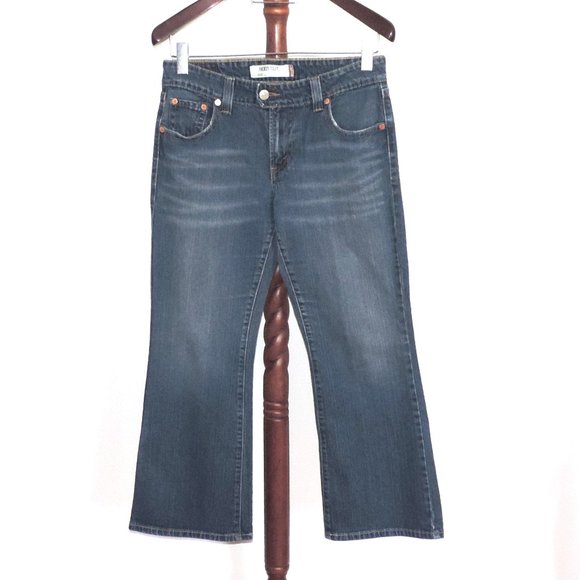 Levi's 515 Boot Cut distressed denim jeans - Picture 1 of 9